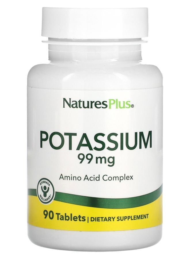 NaturesPlus Potassium 99 mg 90 Tablets - Image 1