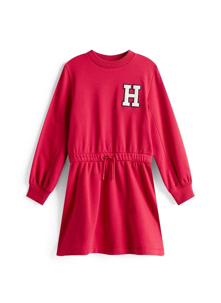 تومي هيلفيغر فستان صغير للأطفال بأسلوب جامعي - Image 5