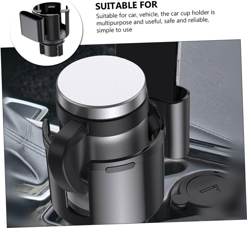 Car Cup Holder Plastic Beverage Bottle Holder Multifunctional Water Cup Organizer Stand for Car Interior Storage Automotive Accessory - Image 3