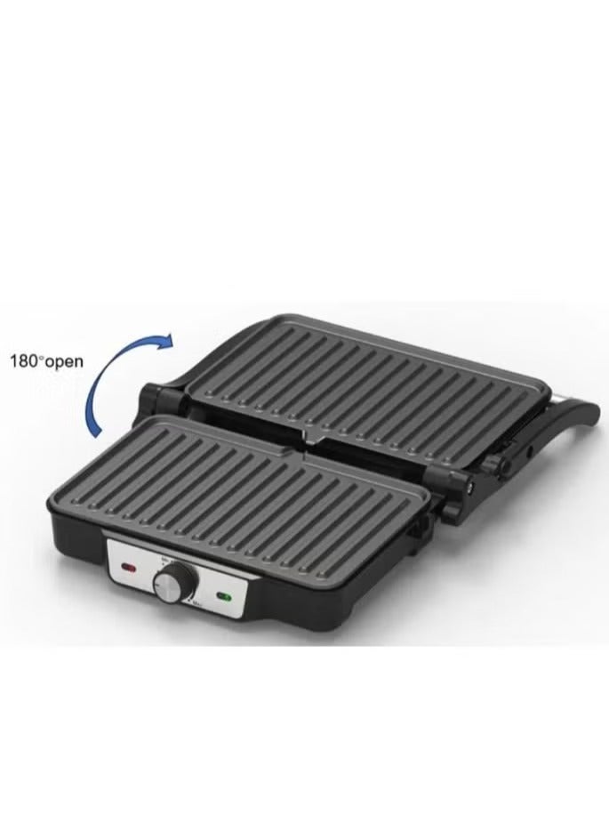 Denx 1600W Electric Grill with Non-Stick Teflon Surface - Image 1