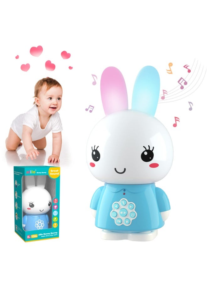 alilo أليلو - هاني باني، G6 - أزرق | مع أكثر من 60 أغنية شعبية للأطفال وقصص قبل النوم | ضوء ليلي للأطفال، قابل لإعادة الشحن | 10 م+ - Image 1