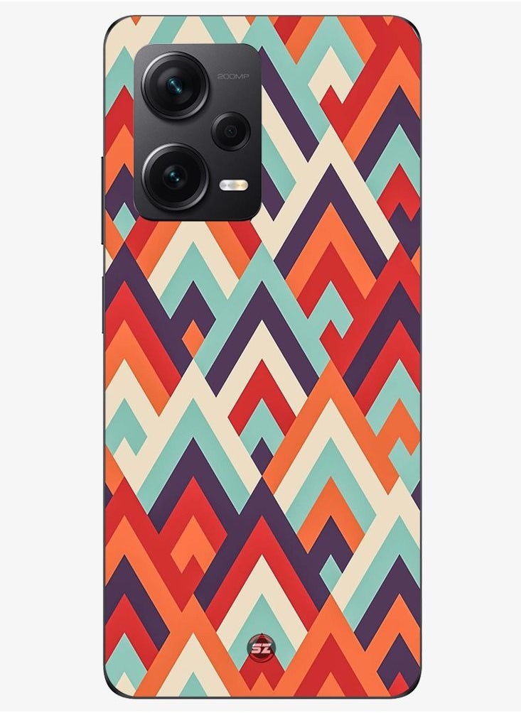 Service Zone Protective Printed Mobile Cover Abstract Design For Xiaomi Redmi Note 12 Discovery 