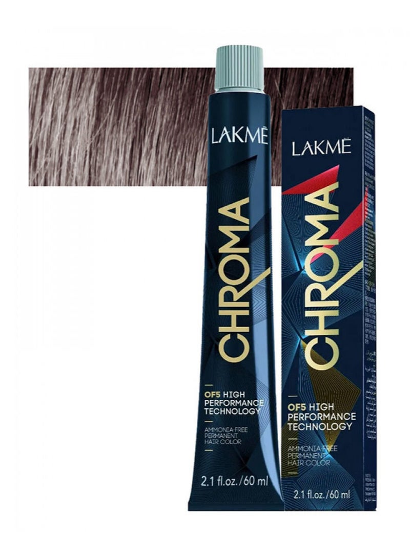 لاكمي صبغة شعر دائمة خالية من الأمونيا كروما 4/00 بني متوسط 60مل - Image 2