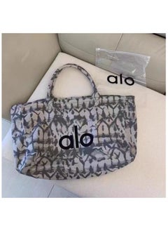 alo yoga bag, sports fitness bag, shoulder bag, hand carry canvas bag, unisex large-capacity shopping eco-friendly bag  - Image 2
