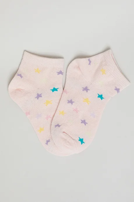 R&B 3 Pack Patterned Ankle Socks