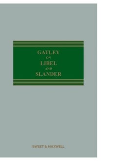 Gatley on Libel and Slander 