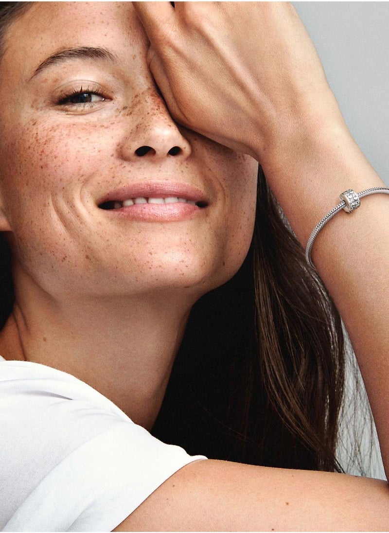 باندورا حلية مزينة بقلوب لامعة - Image 5