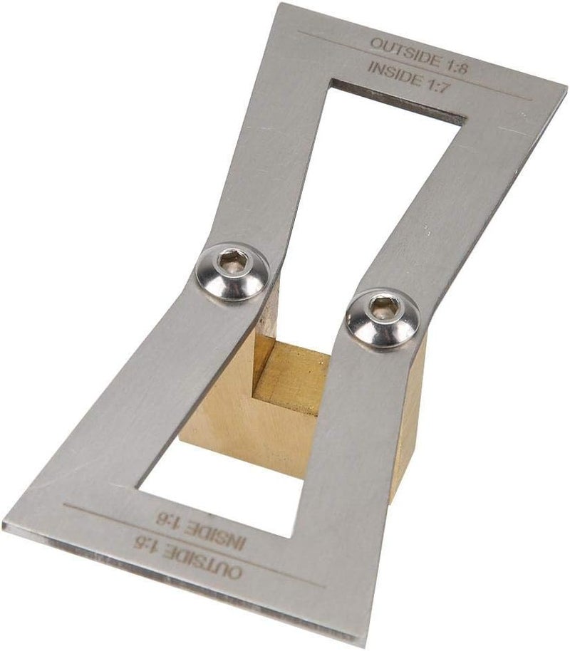 03 أداة تحديد علامات الخيط المتقاطع (Dovetail Marking Jig)، أداة خيط متقاطع (Dovetail Tool)، مسطرة خيط متقاطع (Dovetail Ruler)، أدوات وقوالب سهلة الاستخدام للبناء، أدوات نجارة (Woodworking Jigs)، ملحق للأدوات الكهربائية (Power Tool Accessory Jigs) (بدون مقياس). - Image 1