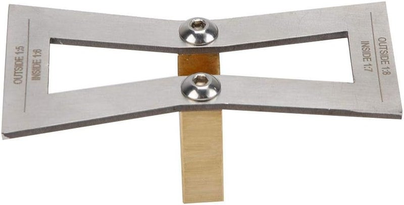 03 أداة تحديد علامات الخيط المتقاطع (Dovetail Marking Jig)، أداة خيط متقاطع (Dovetail Tool)، مسطرة خيط متقاطع (Dovetail Ruler)، أدوات وقوالب سهلة الاستخدام للبناء، أدوات نجارة (Woodworking Jigs)، ملحق للأدوات الكهربائية (Power Tool Accessory Jigs) (بدون مقياس). - Image 3