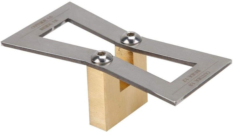 03 أداة تحديد علامات الخيط المتقاطع (Dovetail Marking Jig)، أداة خيط متقاطع (Dovetail Tool)، مسطرة خيط متقاطع (Dovetail Ruler)، أدوات وقوالب سهلة الاستخدام للبناء، أدوات نجارة (Woodworking Jigs)، ملحق للأدوات الكهربائية (Power Tool Accessory Jigs) (بدون مقياس). - Image 4