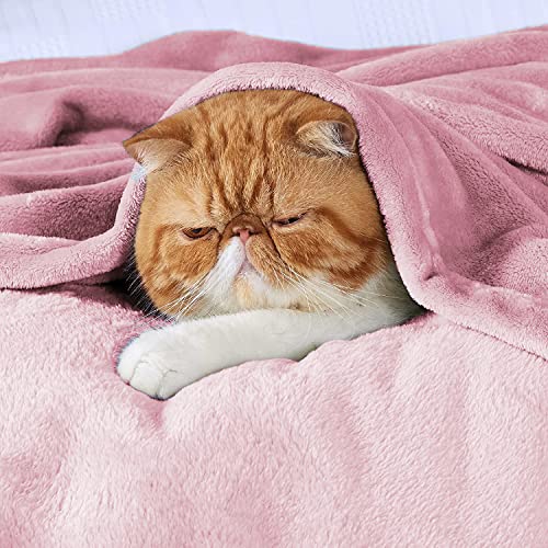 VAS COLLECTIONS Premium Plush Summer Single Bed Dohar/AC Blanket | 250 GSM Reversible Lightweight Cozy Soft for Bed, Sofa, Couch, Travel & Camping| 225x150 cm - Pink - Image 5