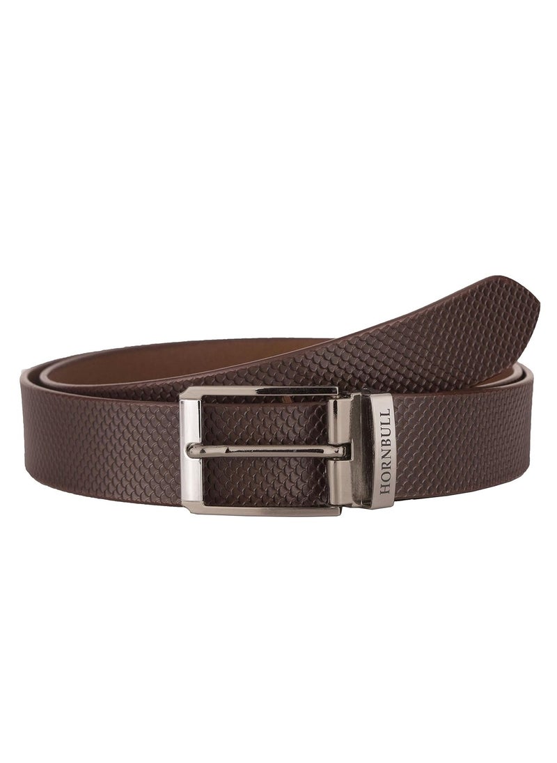HORNBULL HORNBULL Mens Combo Brown Wallet and Belt | Gift Set for Men | Gift Hamper for Boys | Wallets Men Leather BW 69117  - Image 2