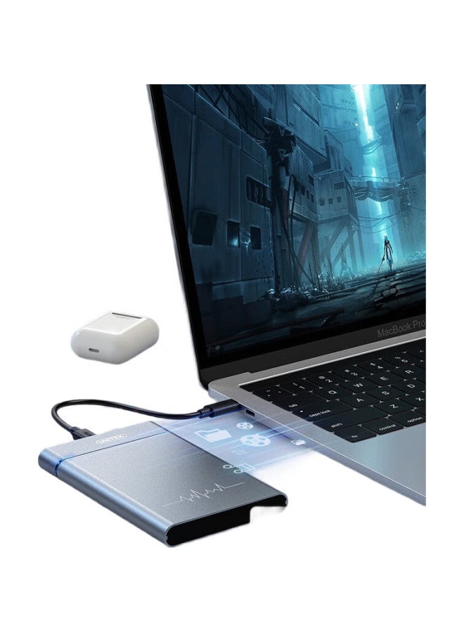 Superior Youyuezhe External Hard Drive Enclosure, 2.5-Inch, Usb3.2 Gen2, High-Speed, For Mechanical And Ssd Drives, Aluminum Alloy, S109A - Image 1