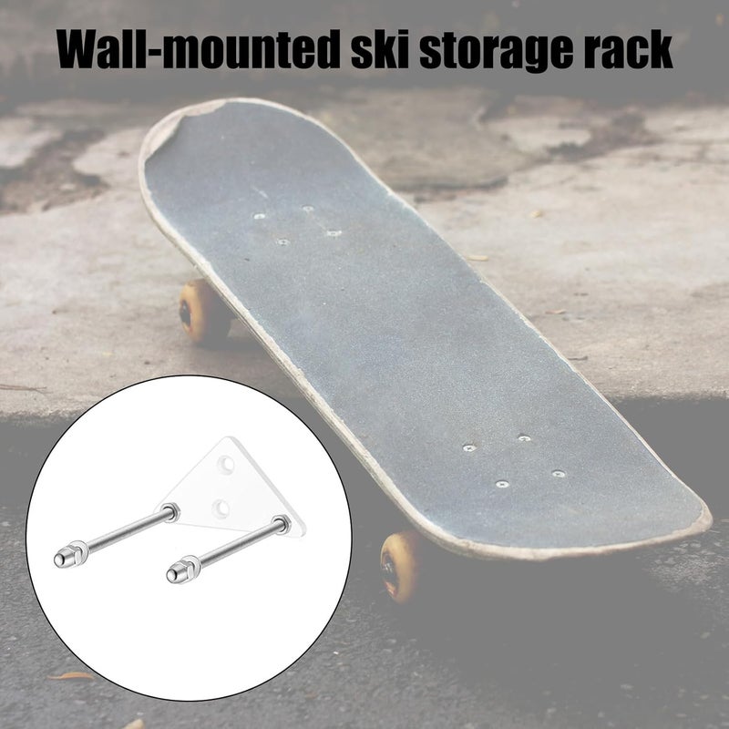 Multipurpose Boards Wall Mounted Rack for Ski Storage Sturdy Display Shelf Accessory for Winter Sports Enthusiasts Space Saving Ski Display - Image 4