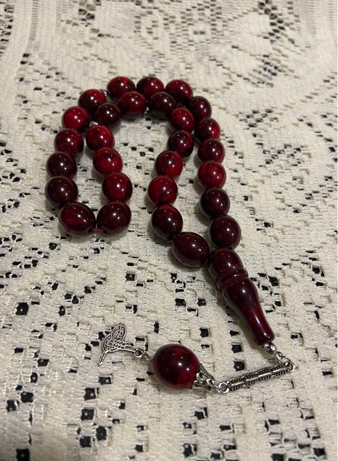 Faturan Prayer Beads For Men 28 Beads Size 13.5mm x 15.5mm - Image 5