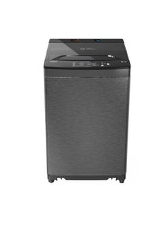 Tornado Top Load Automatic Washing Machine, 8 Kg, Dark Silver - TWT-TLN08LDS