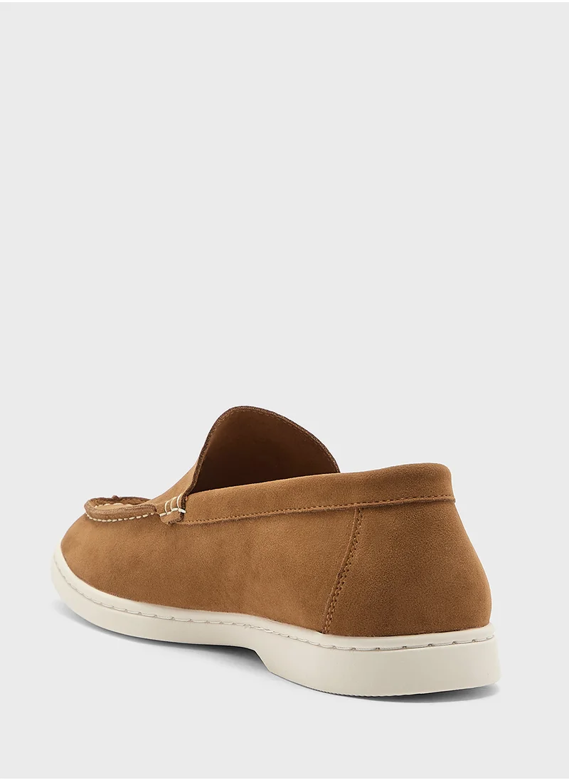 Robert Wood Casual Suede Loafers