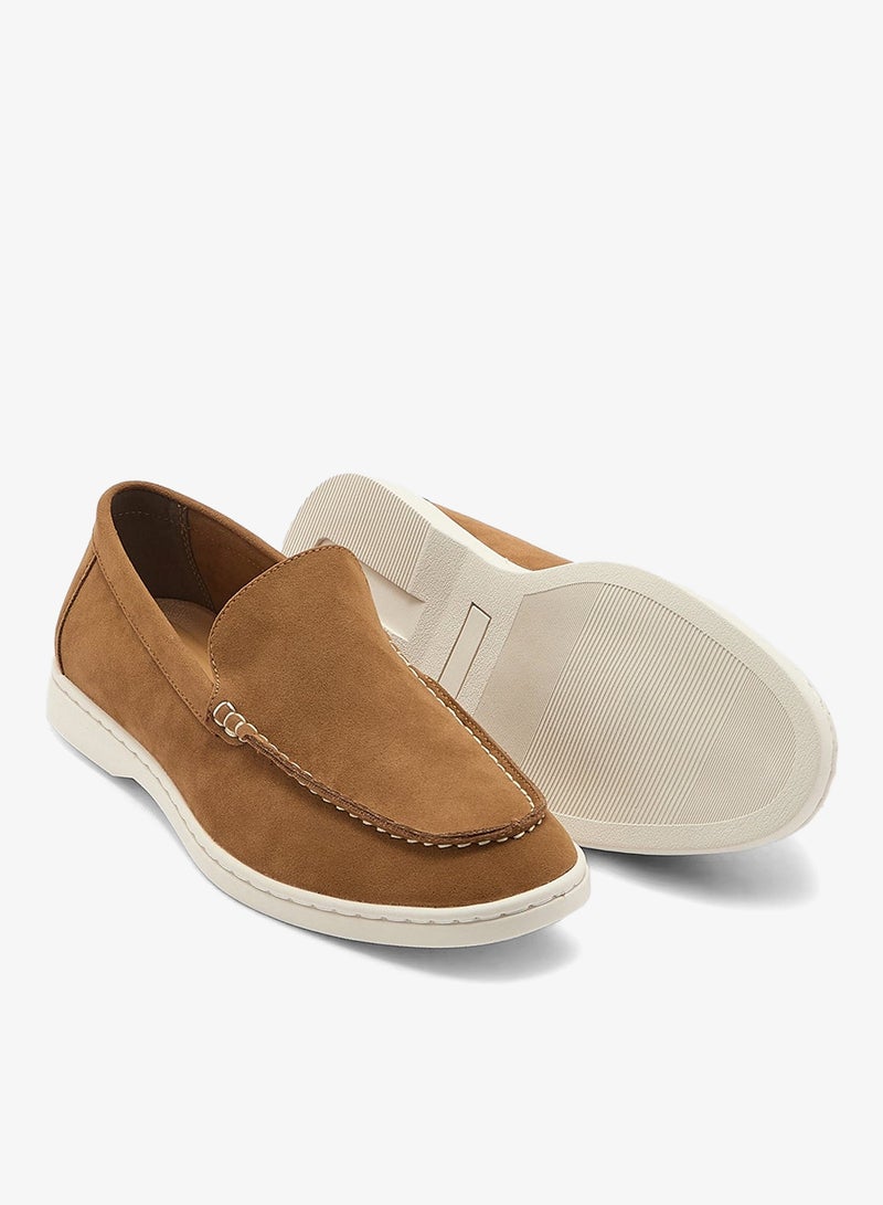 Robert Wood Suede-Look Penny Casual Loafers - Image 3
