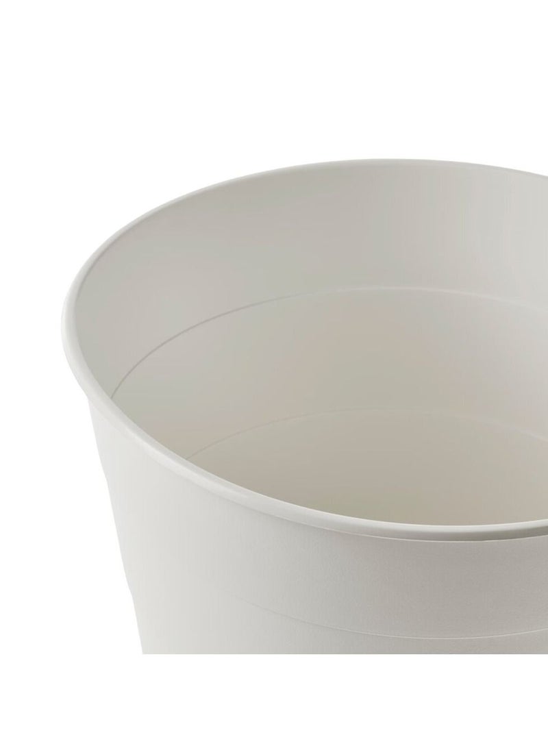 Multipurpose FNISS Plastic Waste Bin - White  - Image 2