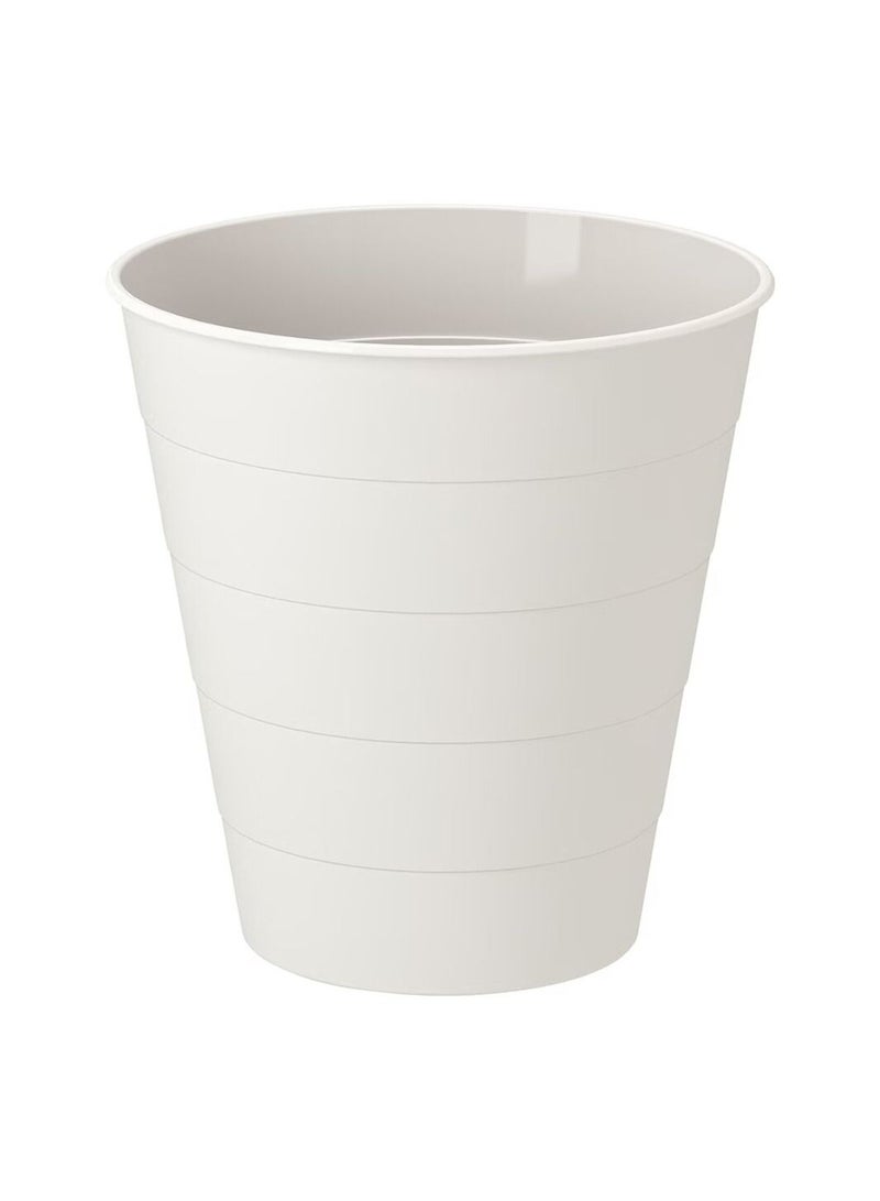 Multipurpose FNISS Plastic Waste Bin - White  - Image 1