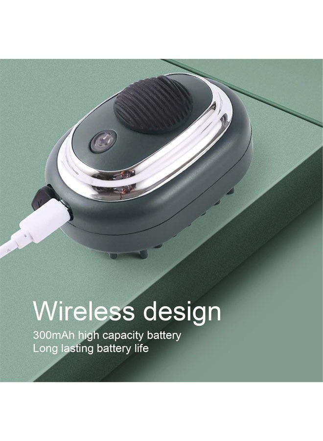 Cordless Head Massager Electric Scalp Applicator Massager 4 Gears Adjustable Vibration USB Rechargeable Hair Oil Comb - Image 3