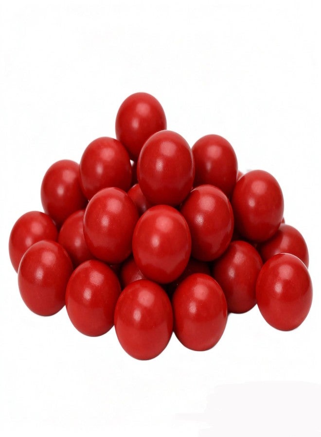 Lambid 50 X .61 Caliber Kinetic Balls - 2.6 Grams 0.61 Cal Reusable Nylon Balls Less Lethal Solid Plastic Ammunition for Training, Target Practice and Self Defense Compatible with Byrna CL (red) - Image 1