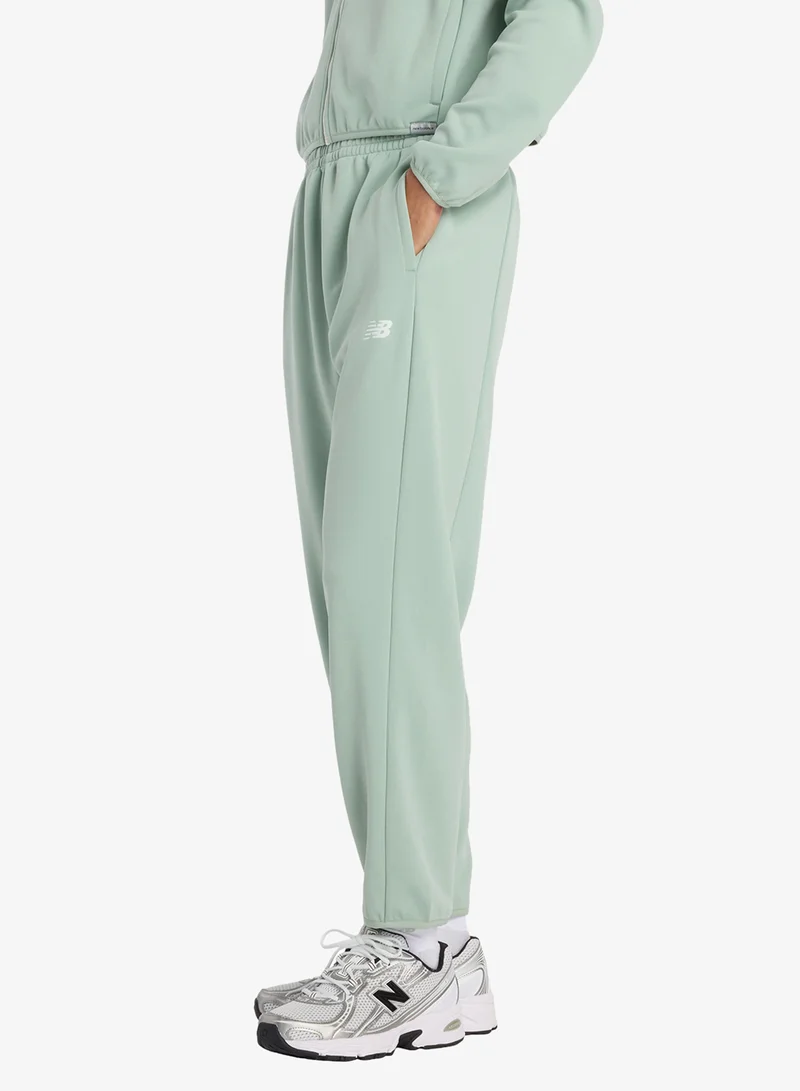 New Balance MOSAIC GREEN (MCN) Bukatsu Knit Tapered Pants for Women | Best Price UAE