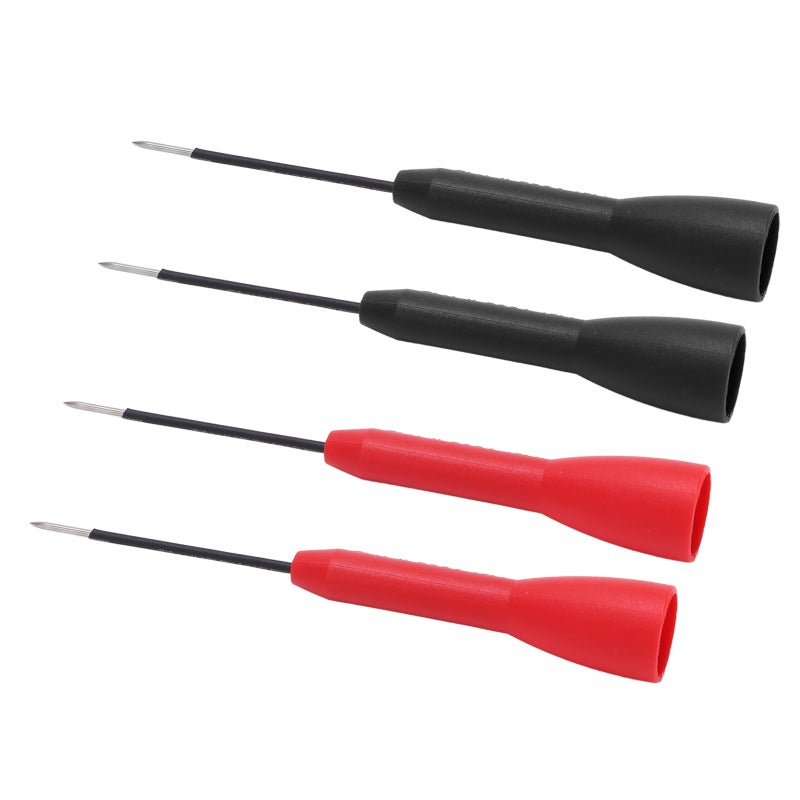 Multimeter Test Needle: PA Brass Construction - Insulation Protection CAT Ⅱ 600V 10A Non Destructive Probe for Voltage Circuit Testing Multimeter Equipment - Image 1