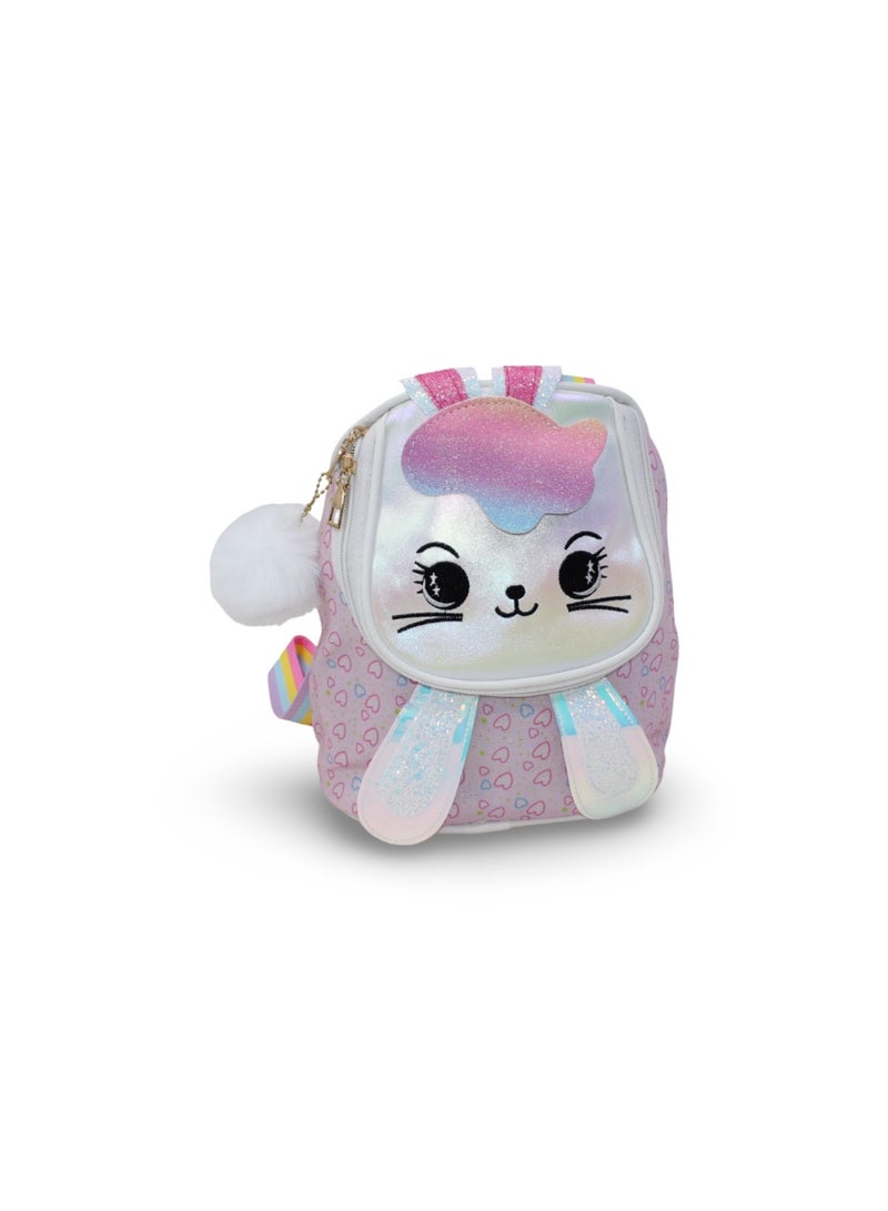 حقيبة ظهر على شكل أرنب - أبيض - Image 1