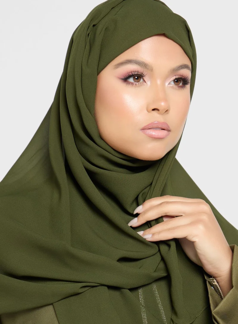 hayas closet Embellished Detail Abaya