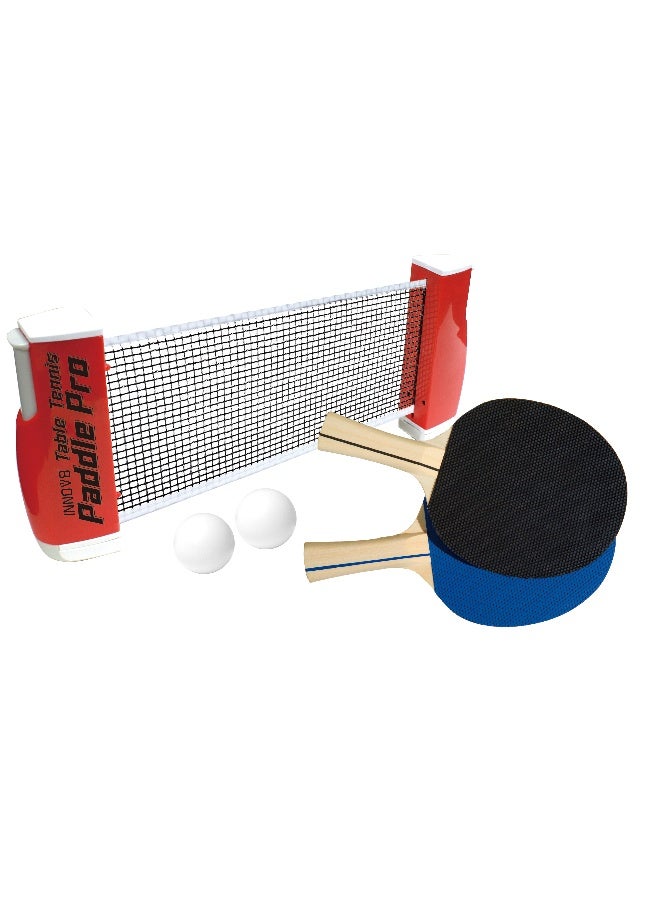 Hostfull Retractable Table Tennis Set | 180cm Expandable Net with Clamp System | Portable, Lightweight and Easy Setup on Any Table | Indoor/Outdoor Game Fun | 180x4.5x19 cm - Image 2