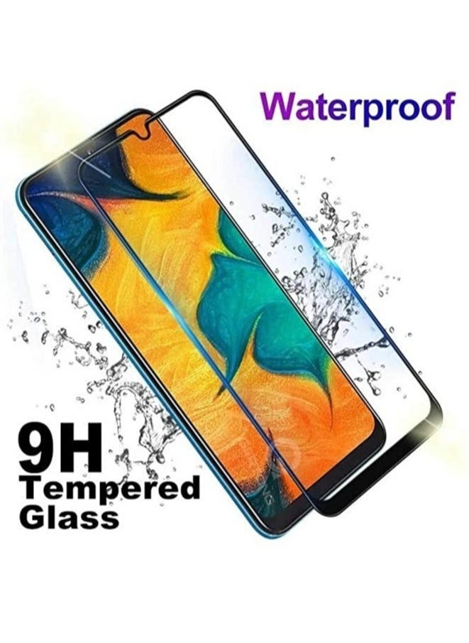 HuHa Samsung Galaxy A70 Screen Protector, Galaxy A70 Full Coverage Screen Guard, Tempered Glass HD Clear Screen Protector for 6.7''  - Image 2
