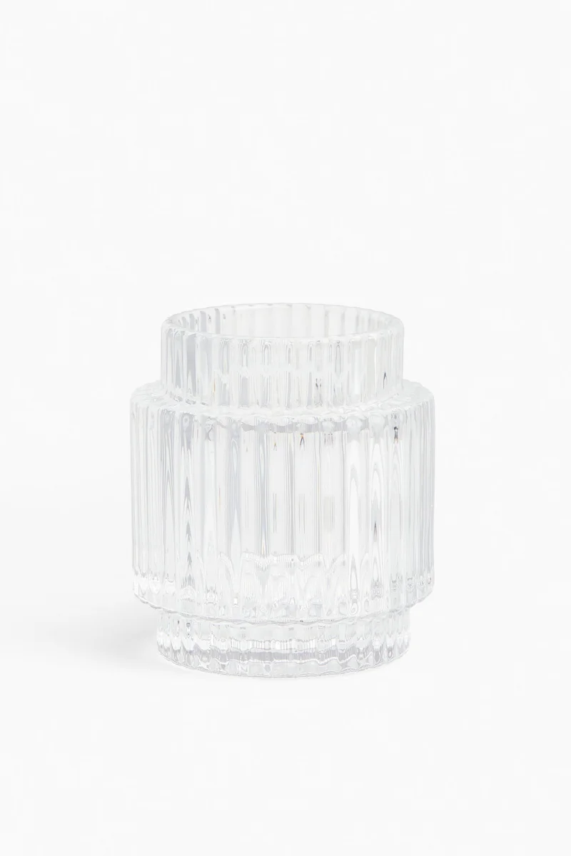 H&M Glass Candle Holder