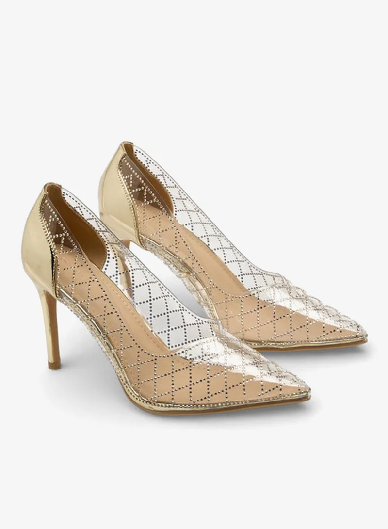 Flora Bella By Shoexpress Women Embellished Stilletto Heel Shoes Ramadan Collection