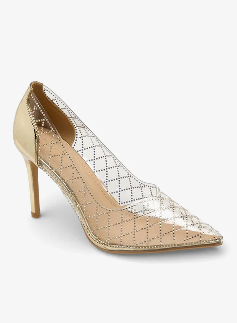 Flora Bella By Shoexpress Women Embellished Stilletto Heel Shoes Ramadan Collection