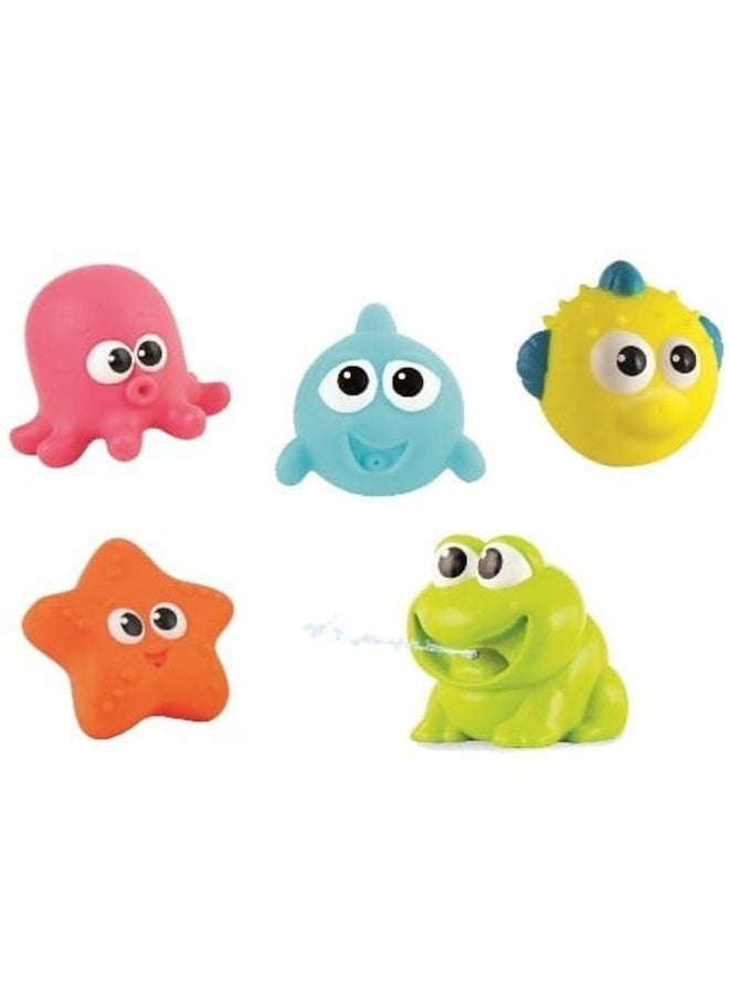 WinFun مجموعة ألعاب الاستحمام المائية من أصدقائي الحيوانات (5 قطع) - Image 2