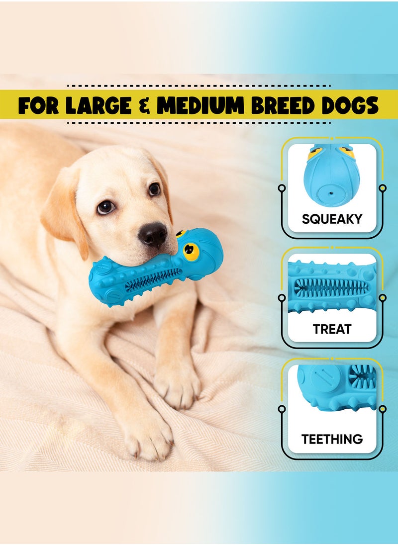 CHEWY BONE Squeaky dog toy rubber octopus toy for medium and large dogs  - Image 3