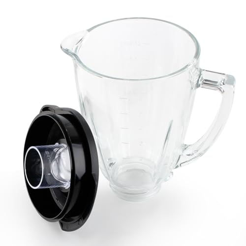 LMEI Replacement parts 6-Cup Glass Jar With Lid, Compatible with Oster Blenders - Image 3