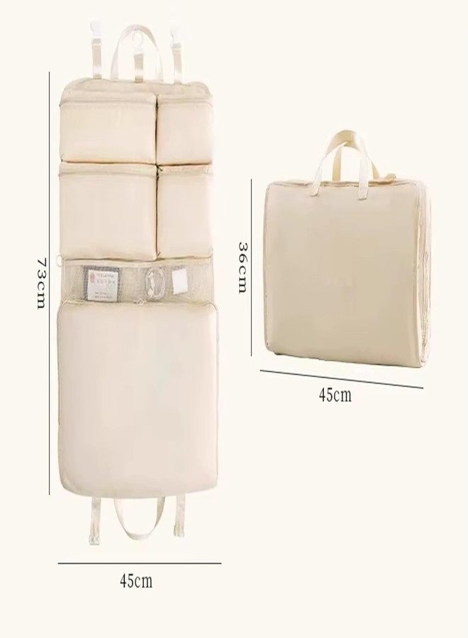 HOMENITY®- 6-in-1 Travel Luggage Organizer | Foldable Hanging Packing Organizer with Multiple Compartments | Waterproof Portable Clothes Storage Bag for Suitcase, Travel & Business Trips - Image 3