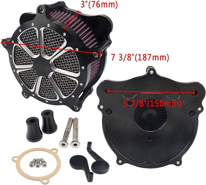 Wivplex Motorcycle Air Filter for Harley Models - Image 2