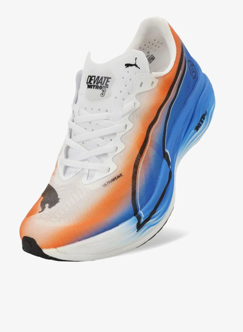 Puma PUMA White-Heat Fire-PUMA Black Deviate NITRO™ Elite 3 Ekiden Running Shoes Men for Men | Best Price UAE