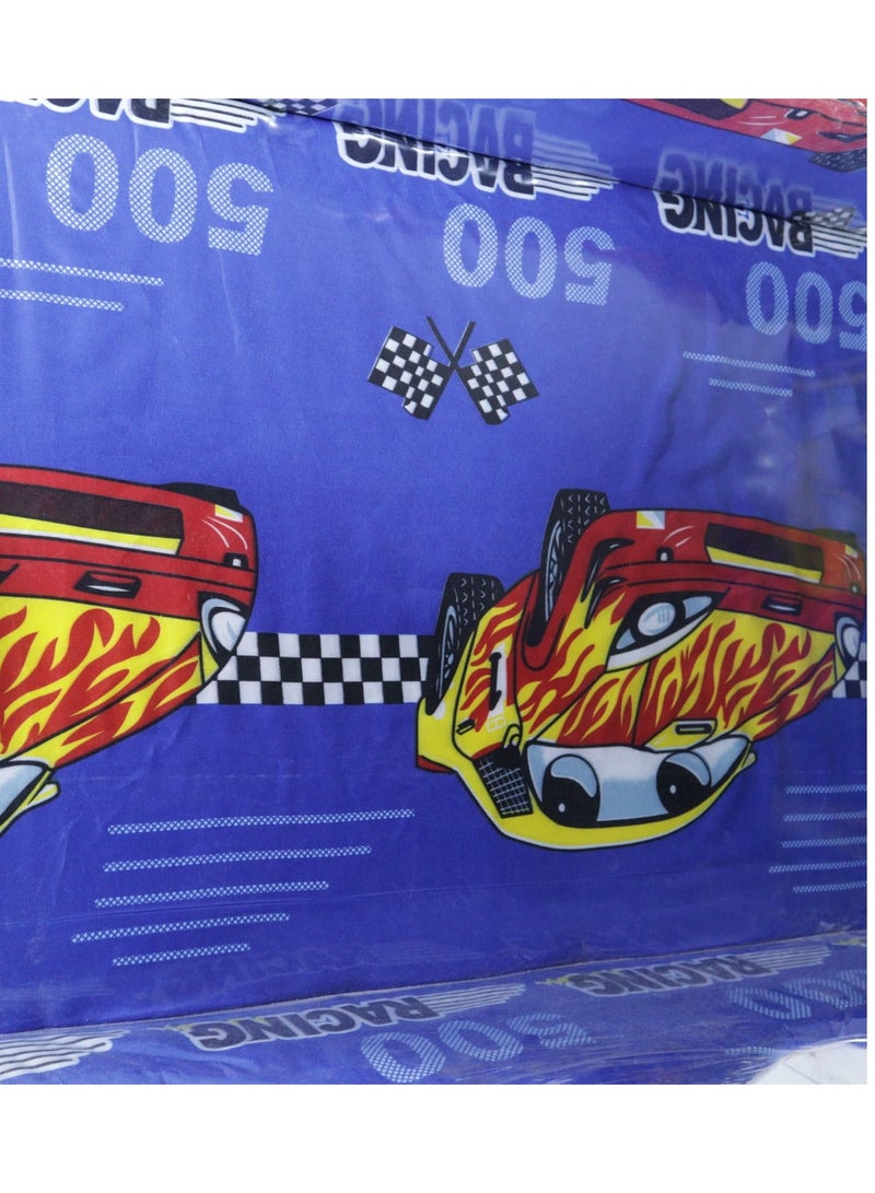 Children's bed, with racing car graphics - Image 5