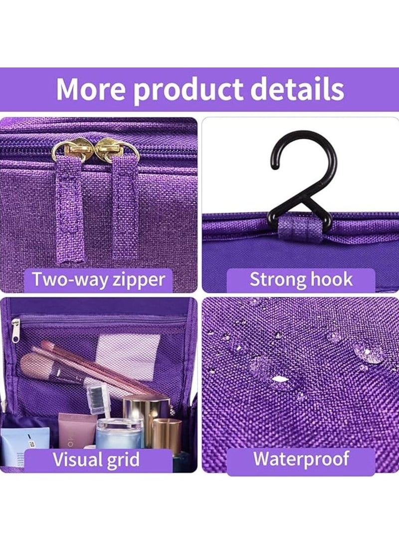 Multifunctional Travel Organizer Bag Cosmetic Toiletry Makeup Shaving Bag for Men Women Hanging Toiletry Organizer Travel Bag - Image 4