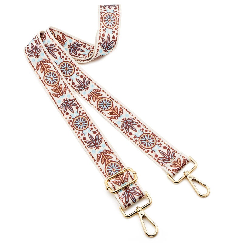ZOOEASS Wide Shoulder Strap Adjustable Replacement Belt Guitar Style Crossbody Bag Handbag Strap Multicolor Canvas Straps(Wide:1.4in) (Color37) - Image 2