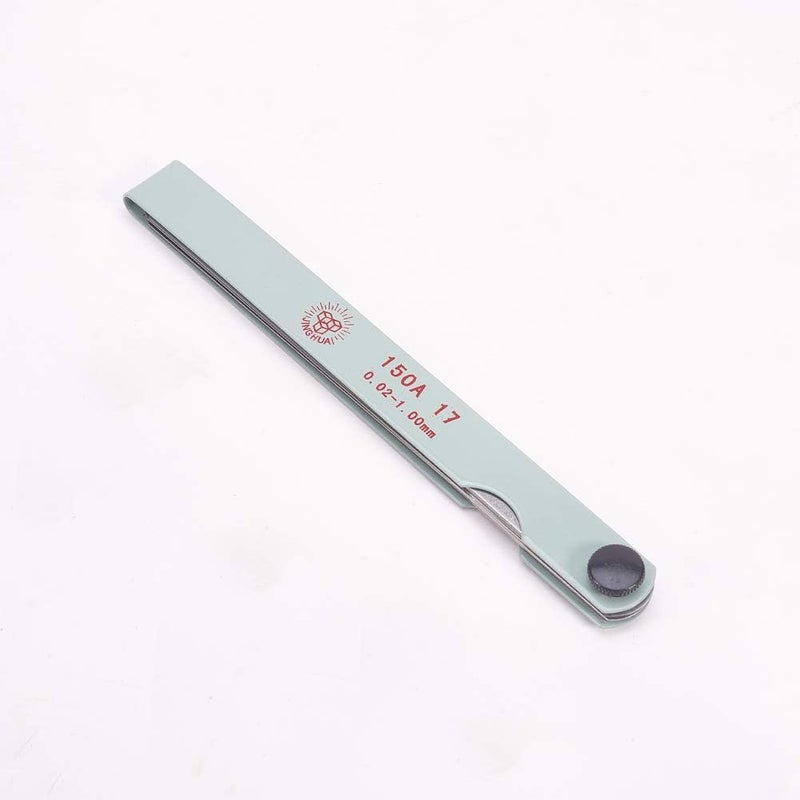 Utoolmart Metric Feeler Gauge,Manganese Steel Gap Measure Tool 150mm/5.9-inch Length with 17 Blades 1pcs - Image 3