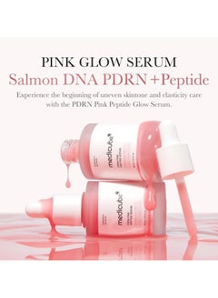 Medicube Medicube Pdrn Pink Peptide Serum, Pdrn (Sodium DNA) 1%, 5 Types Peptide Complex, Salmon DNA Pdrn Pink Peptide Serum, Pink Glow Serum for Dark Spots, 30 ml / 1.01 fl. oz.  - Image 3