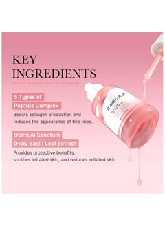 Medicube Medicube Pdrn Pink Peptide Serum, Pdrn (Sodium DNA) 1%, 5 Types Peptide Complex, Salmon DNA Pdrn Pink Peptide Serum, Pink Glow Serum for Dark Spots, 30 ml / 1.01 fl. oz.  - Image 5