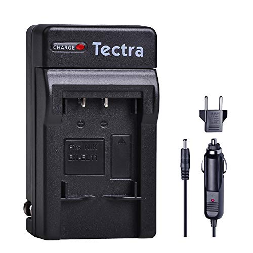 Tectra 2-Pack Battery and Charger Kit for NP-BY1 EN-EL11 LI-60B D-Li78 Compatible with Nikon Coolpix S550 S560 Sony Action Cam Mini HDR-AZ1VR AZ1 AZ1V AZ1VR Olympus FE-370 - Image 5