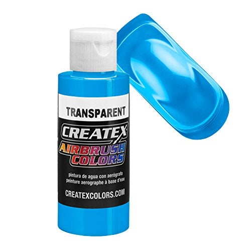 CREATE X Createx CR5105-60 Caribbean Blue, Airbrush Paint, Transparent, 2 oz (5105-02), 2 Ounces - Image 1