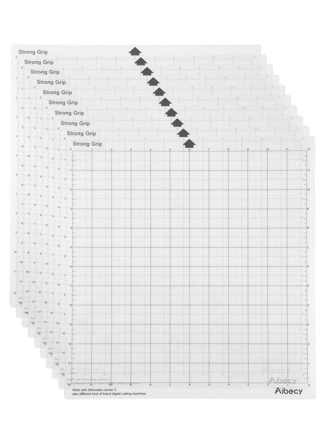 NIBEMINENT 10-Piece Replacement Transparent Cutting Mat Clear  - Image 1